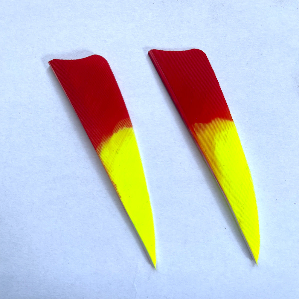 Empennage de flèche ONTFIHS, plumes de dinde dégradées de 3 pouces – 50 plumes