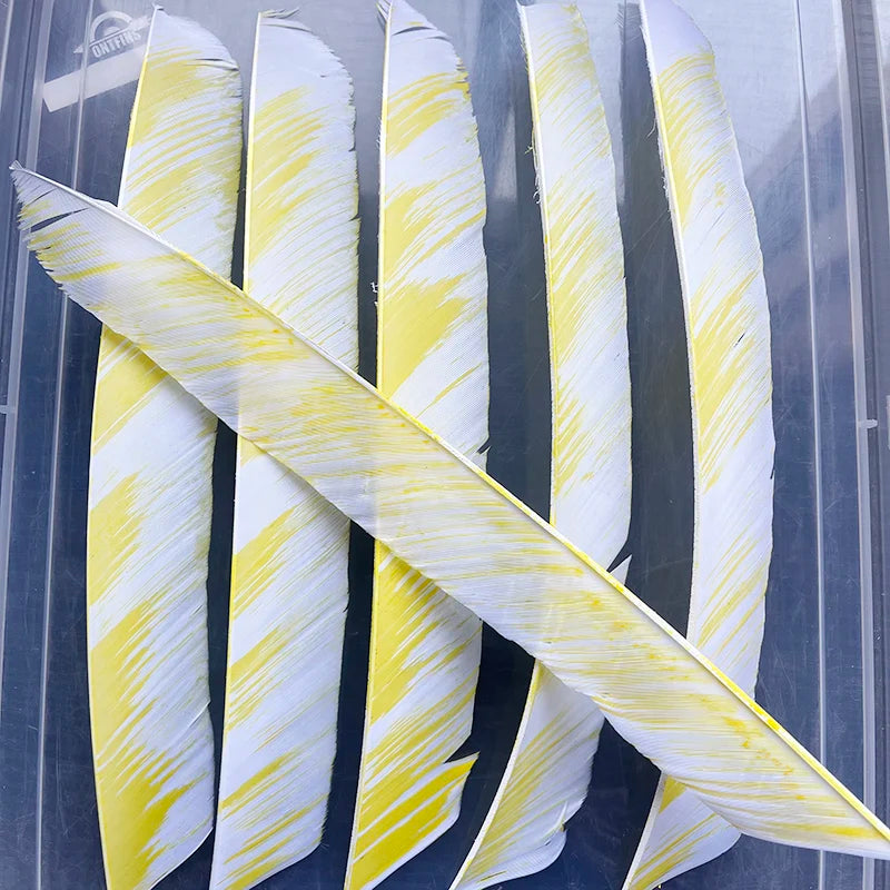 18Pcs Full Length Camo Arrow Fletching Turkey Feathers DIY Accessories Hunting Shooting