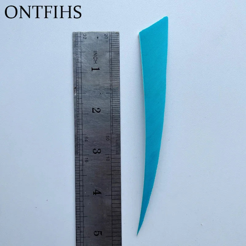 50Pcs Turkey Threaten Feather Arrow Bow Wooden Tail Primitive Feather Arrows War Feather