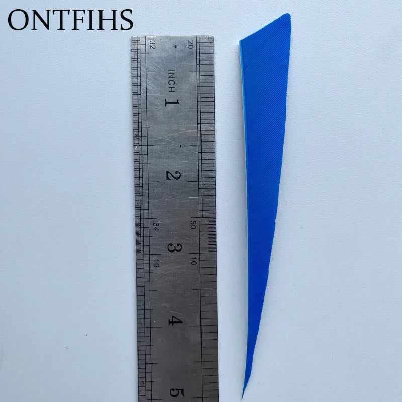 50Pcs Turkey Threaten Feather Arrow Bow Wooden Tail Primitive Feather Arrows War Feather
