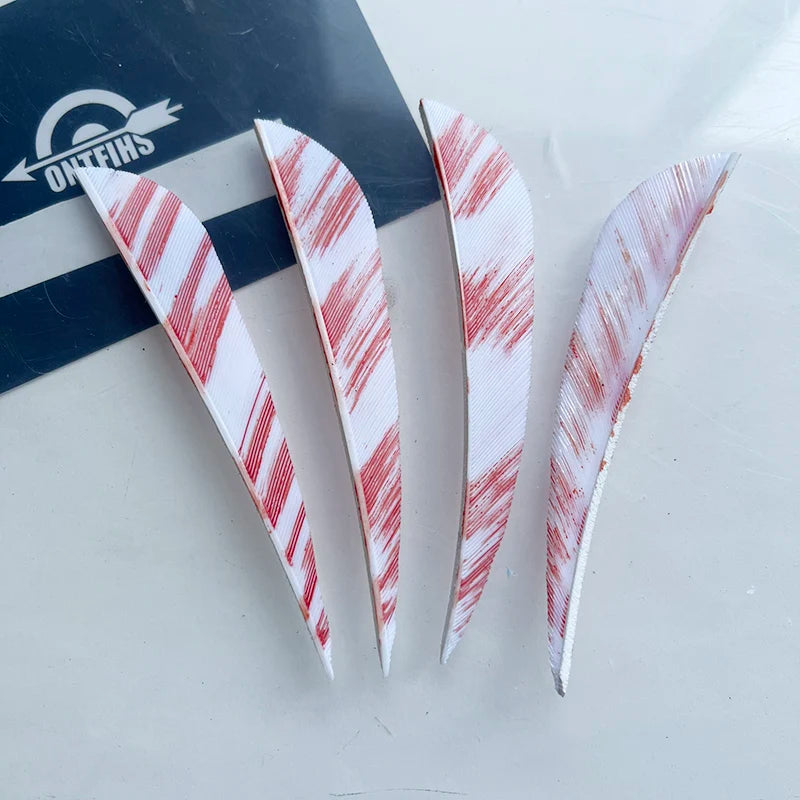 50Pcs 3Inch Camo Parabolic Arrow Feathers Archery Fletches For Bow Arrow DIY Hunting Shooting Accessorises