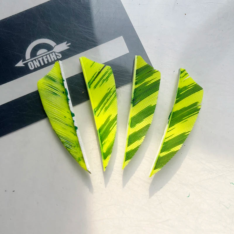 50Pcs 2inch Camo Shield Arrow Fletching Turkey Feathers DIY Accessories Hunting Shooting