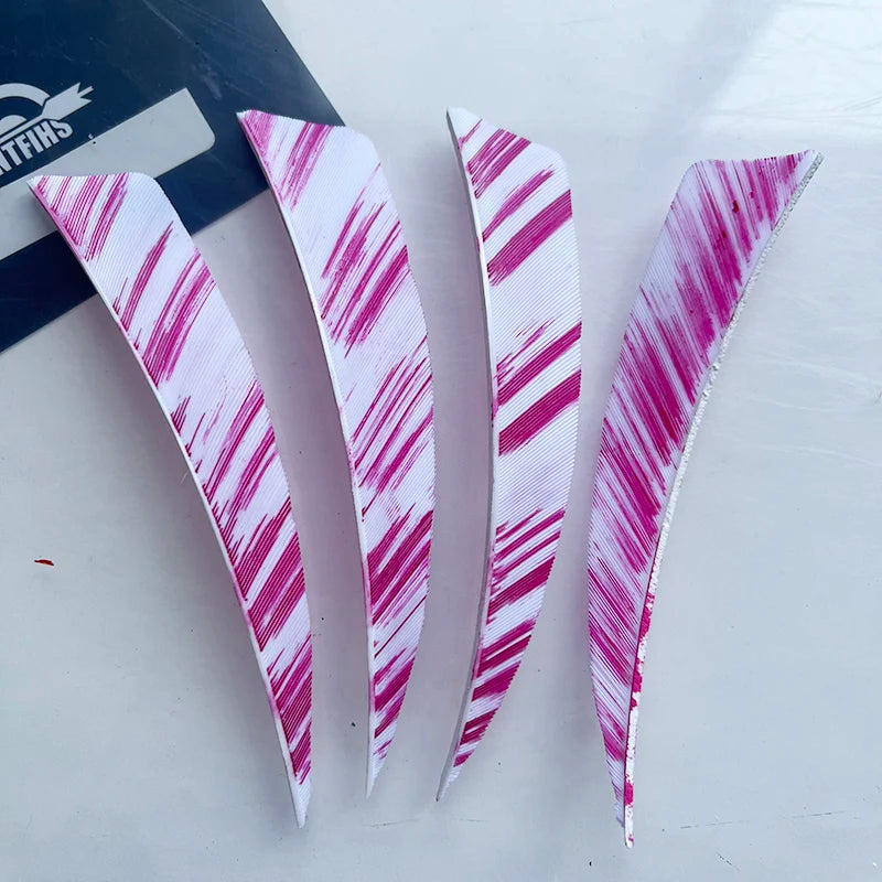 50Pcs 4inch Camo Shield Arrow Fletching Turkey Feathers DIY Accessories Hunting Shooting