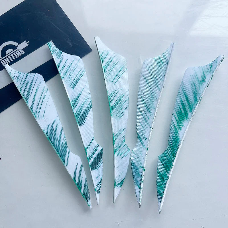 50Pcs 4" Stings Camo Arrow Feathers Archery Fletches Fletchings For Bow Arrow DIY Hunting Shooting Accessorises