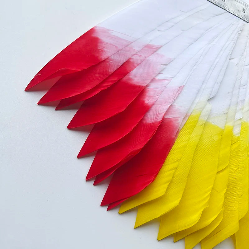 50Pcs Full Length (7-10 Inch) Archery Fletches Natural Turkey Feathers Hunting Arrow Fletching for Bow DIY Accessories