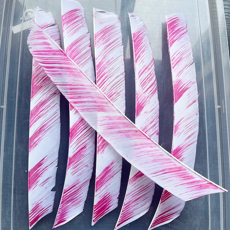 18Pcs Full Length Camo Arrow Fletching Turkey Feathers DIY Accessories Hunting Shooting