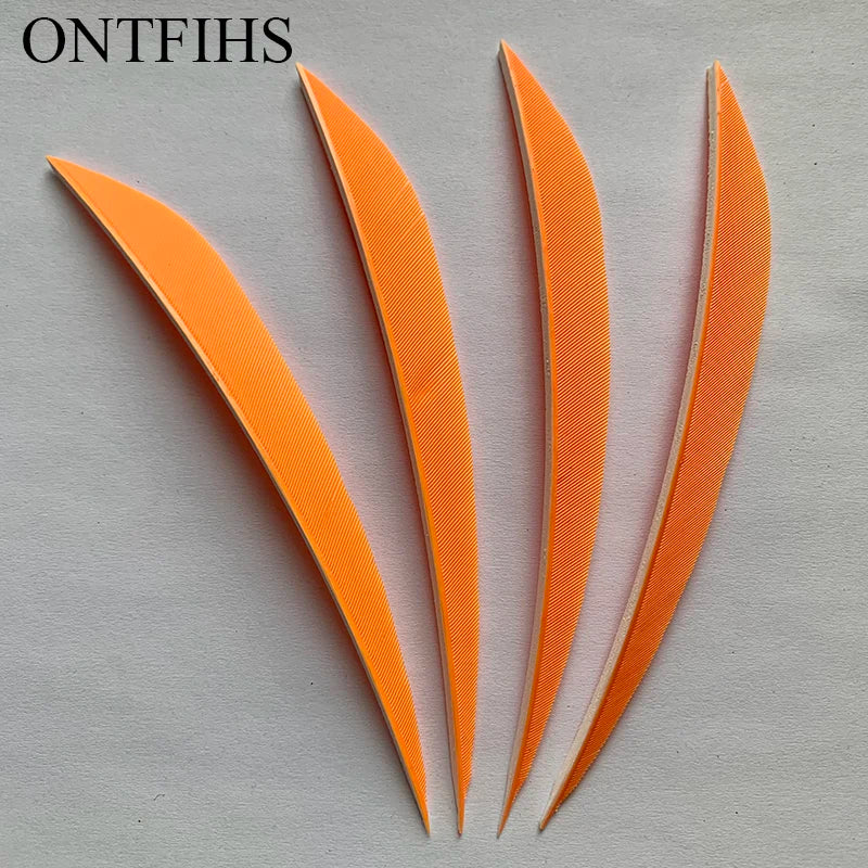 ONTFIHS 5inch Solid Color LIUYE Arrow Feathers Fletchings