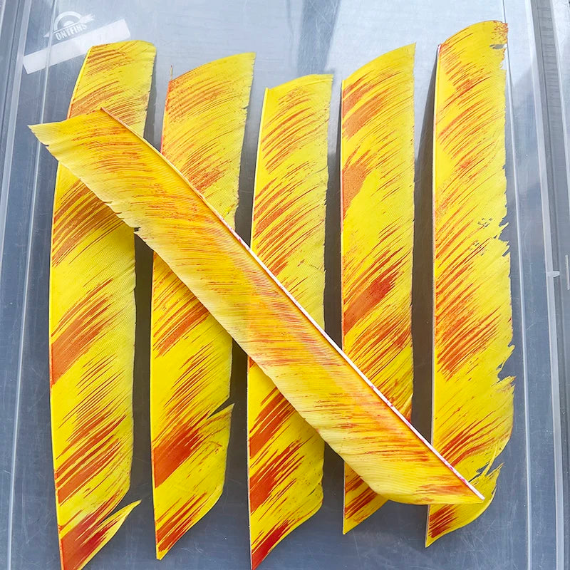 18Pcs Full Length Camo Arrow Fletching Turkey Feathers DIY Accessories Hunting Shooting