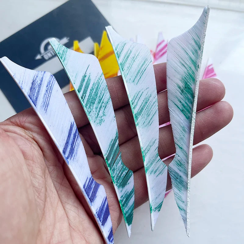 50Pcs 4" Stings Camo Arrow Feathers Archery Fletches Fletchings For Bow Arrow DIY Hunting Shooting Accessorises