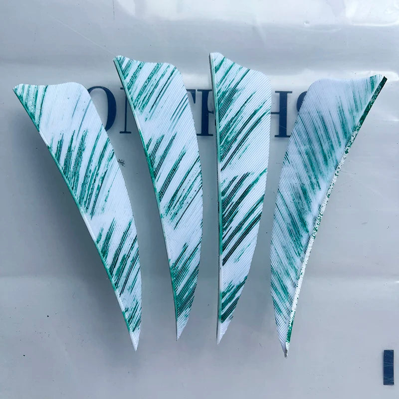 50Pcs 3inch Camo Shield Arrow Fletching Turkey Feathers DIY Accessories Hunting Shooting
