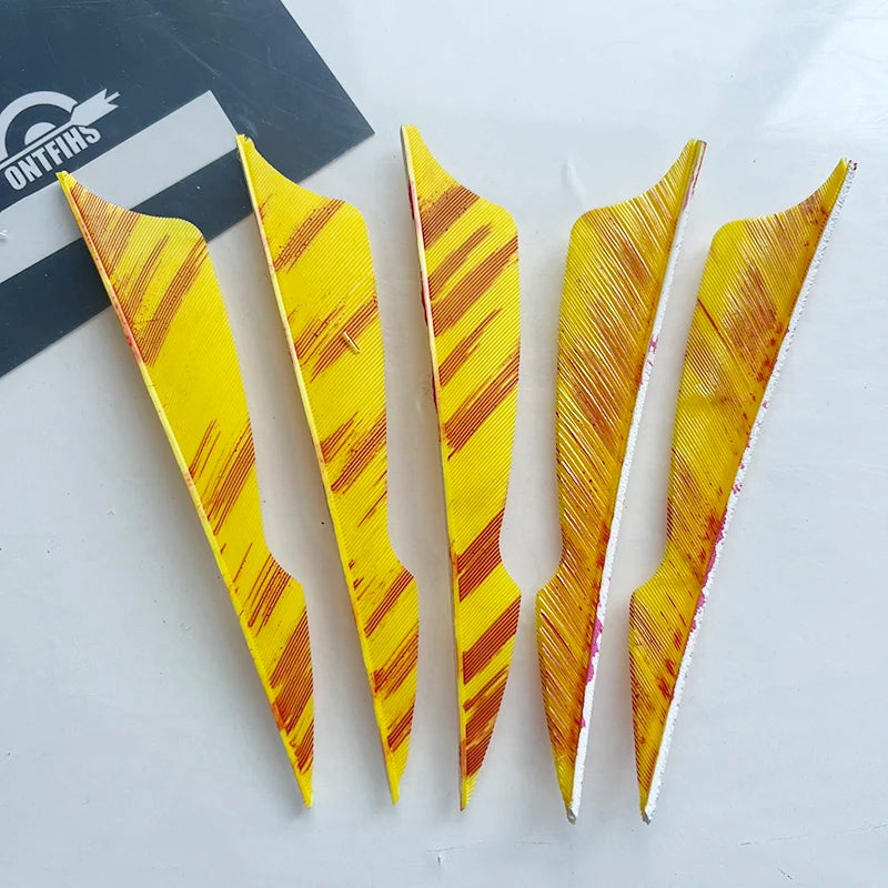 50Pcs 4" Stings Camo Arrow Feathers Archery Fletches Fletchings For Bow Arrow DIY Hunting Shooting Accessorises