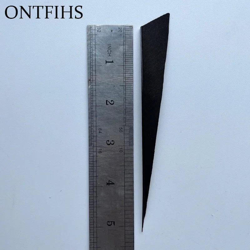 50Pcs Turkey Threaten Feather Arrow Bow Wooden Tail Primitive Feather Arrows War Feather