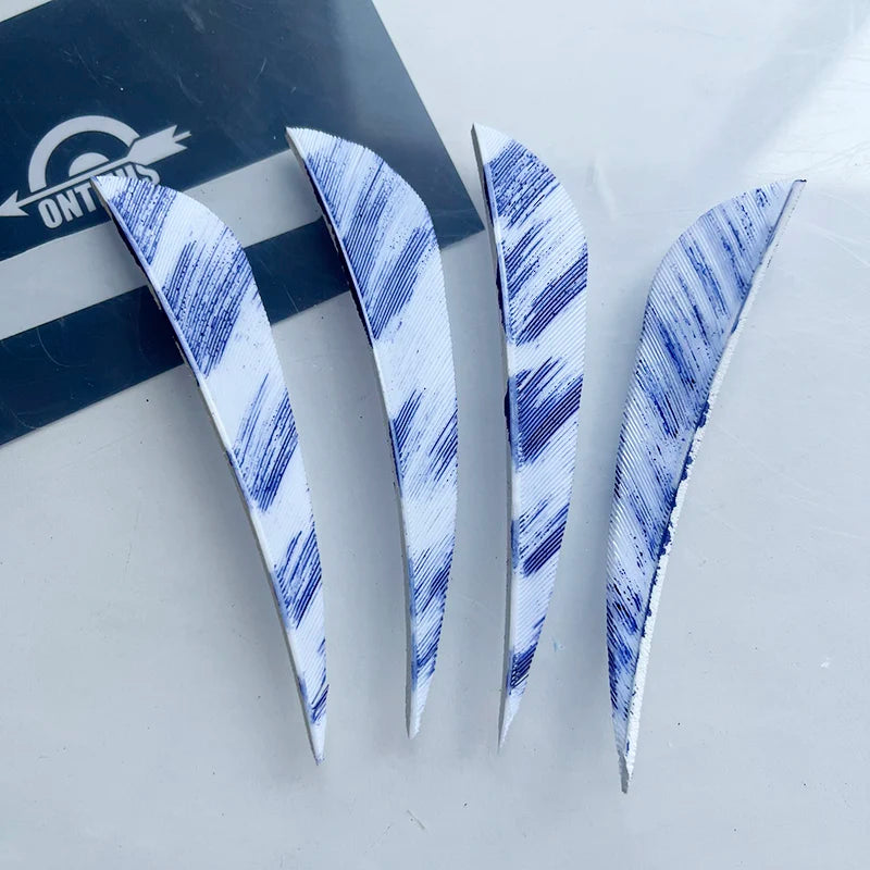 50Pcs 3Inch Camo Parabolic Arrow Feathers Archery Fletches For Bow Arrow DIY Hunting Shooting Accessorises