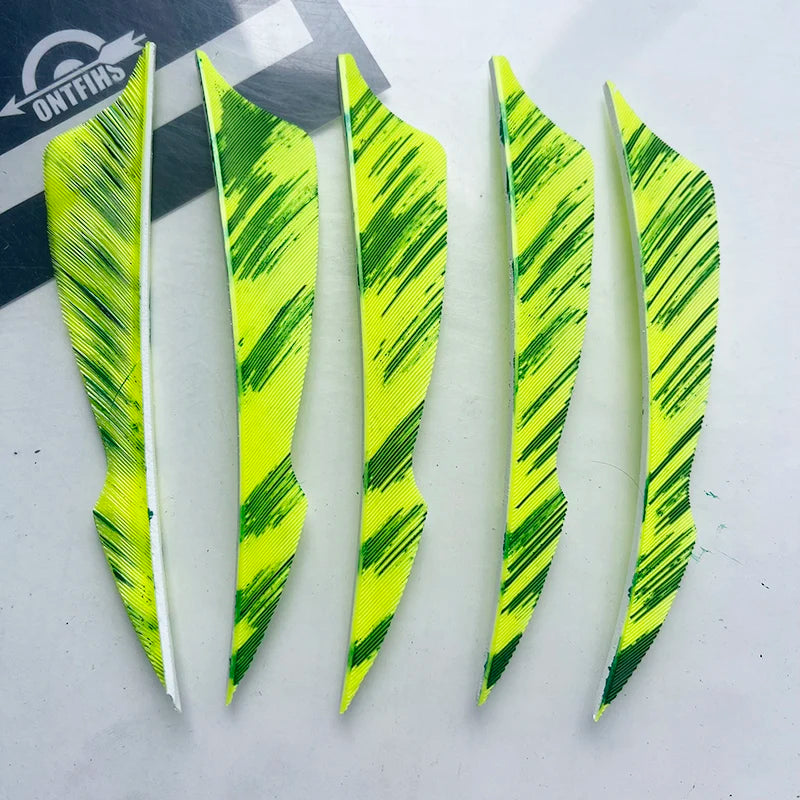 50Pcs 4" Stings Camo Arrow Feathers Archery Fletches Fletchings For Bow Arrow DIY Hunting Shooting Accessorises