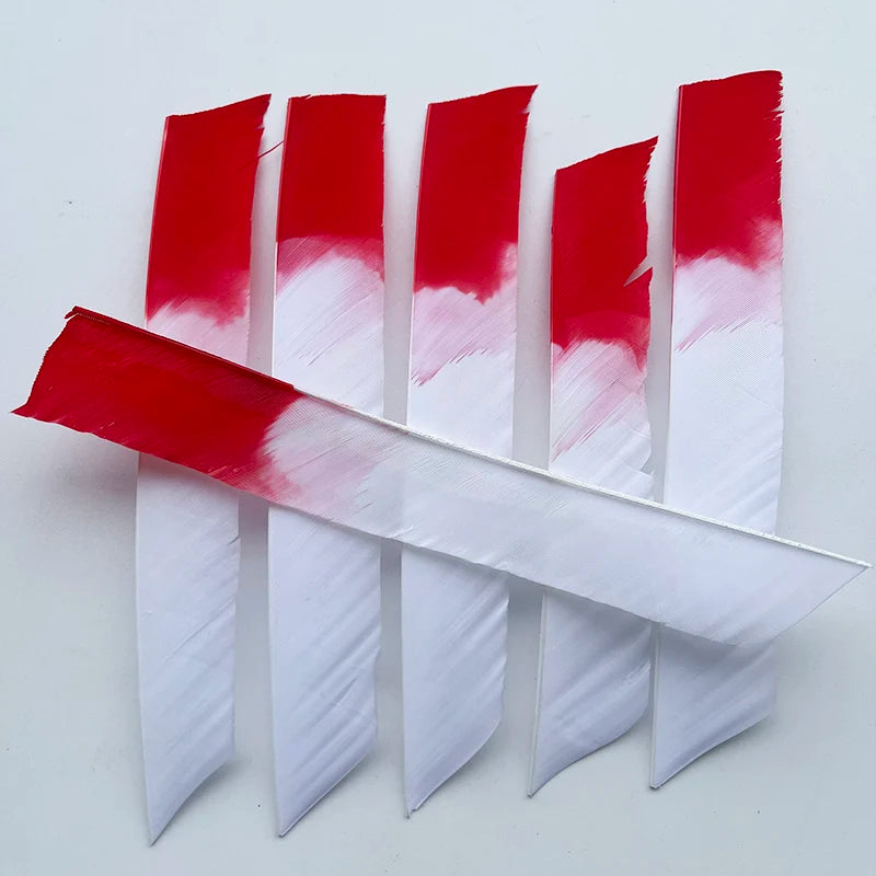 50Pcs Full Length (7-10 Inch) Archery Fletches Natural Turkey Feathers Hunting Arrow Fletching for Bow DIY Accessories