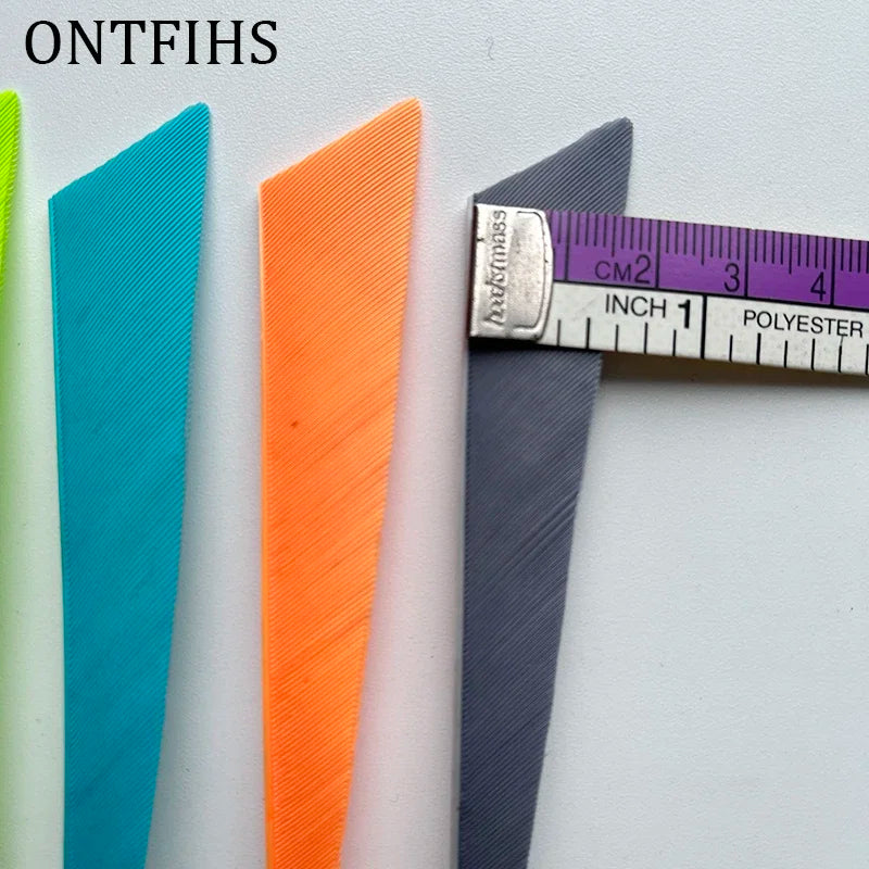 50Pcs Turkey Threaten Feather Arrow Bow Wooden Tail Primitive Feather Arrows War Feather