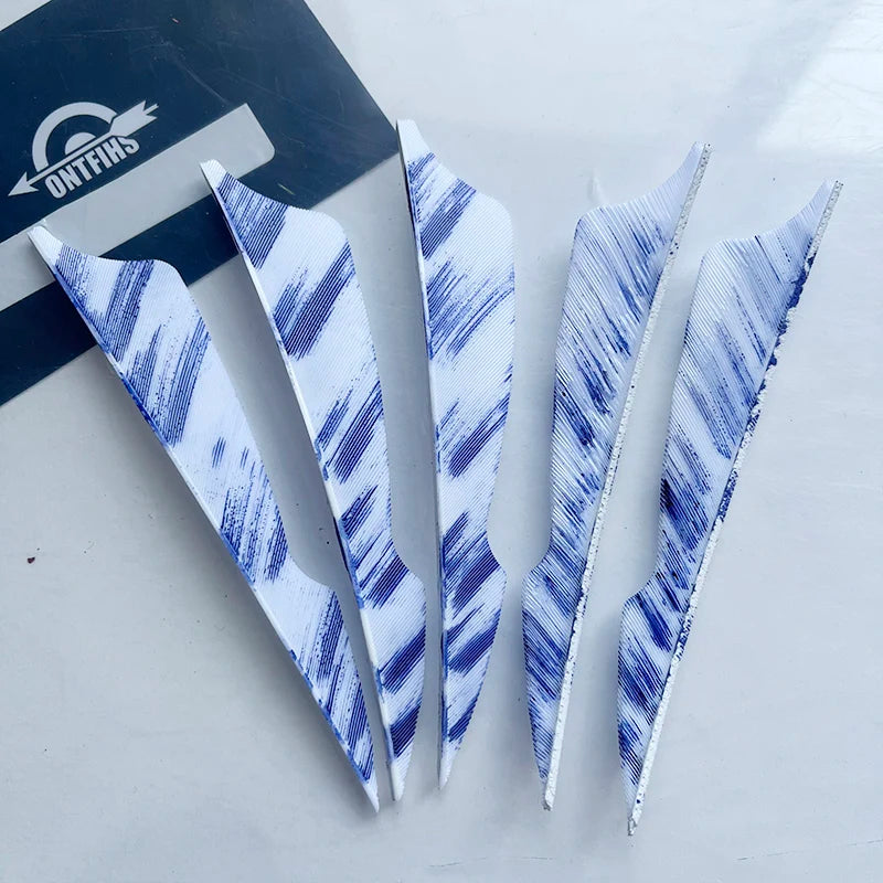 50Pcs 4" Stings Camo Arrow Feathers Archery Fletches Fletchings For Bow Arrow DIY Hunting Shooting Accessorises