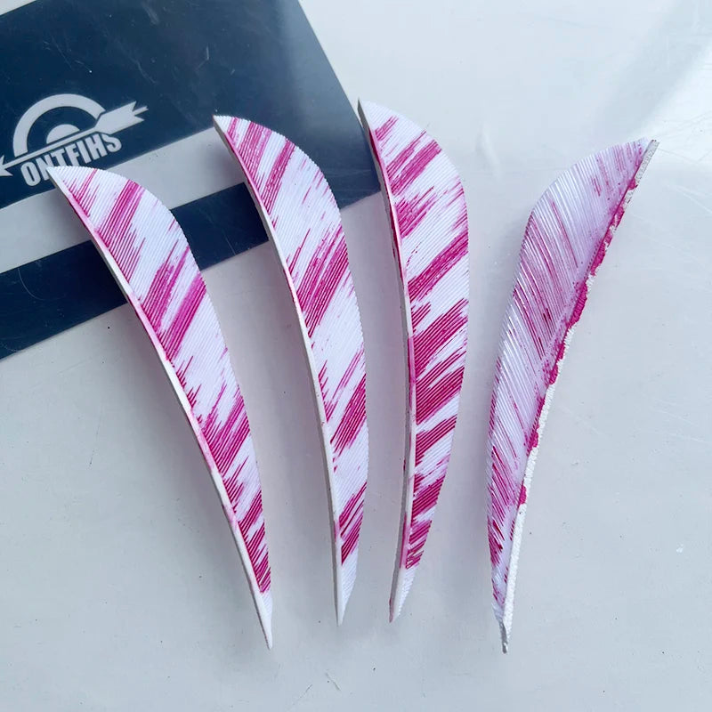 50Pcs 3Inch Camo Parabolic Arrow Feathers Archery Fletches For Bow Arrow DIY Hunting Shooting Accessorises