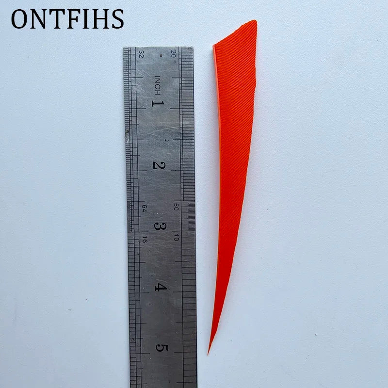 50Pcs Turkey Threaten Feather Arrow Bow Wooden Tail Primitive Feather Arrows War Feather