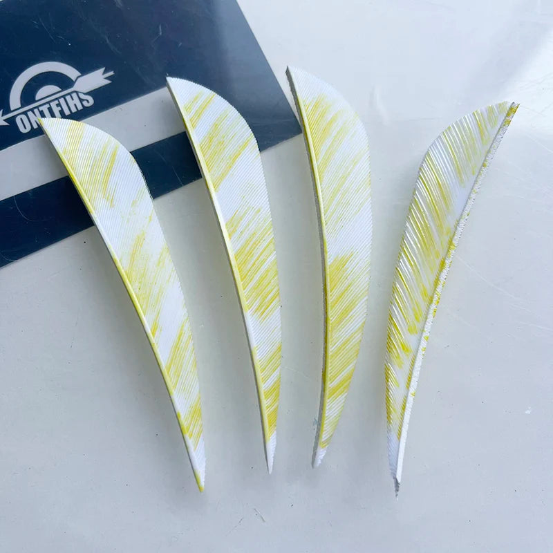 50Pcs 3Inch Camo Parabolic Arrow Feathers Archery Fletches For Bow Arrow DIY Hunting Shooting Accessorises