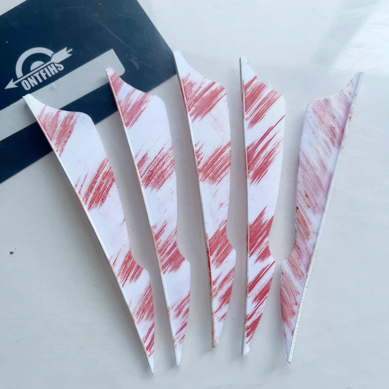 50Pcs 4" Stings Camo Arrow Feathers Archery Fletches Fletchings For Bow Arrow DIY Hunting Shooting Accessorises