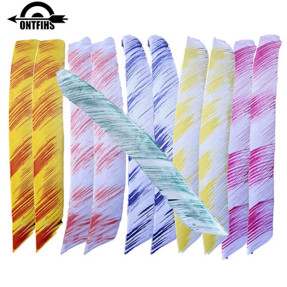 18-25cm colorful arrow feathers turkey feather fletching