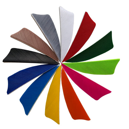 2 inch shield arrow feathers turkey feather fletching