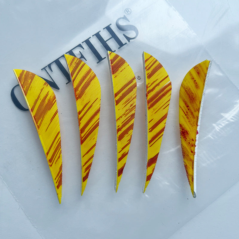 ONTFIHS 2.5 Inch Camo Paracolic – Turkey Feather Fletching
