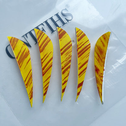 ONTFIHS 2.5 Inch Camo Paracolic – Turkey Feather Fletching
