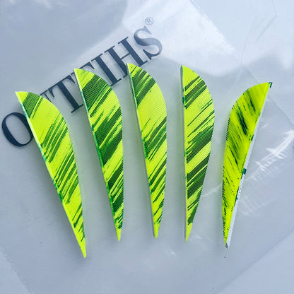 ONTFIHS 2.5 Inch Camo Paracolic – Turkey Feather Fletching