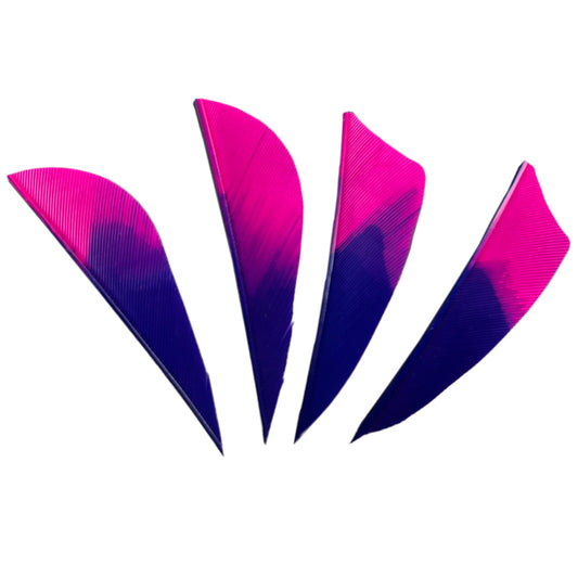 ONTFIHS 2" Gradient Colors Arrow Feathers Fletchings