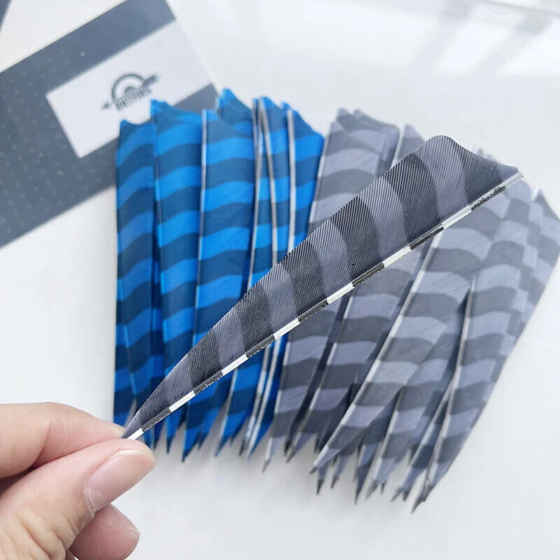 natural turkey feather barred arrow feathers