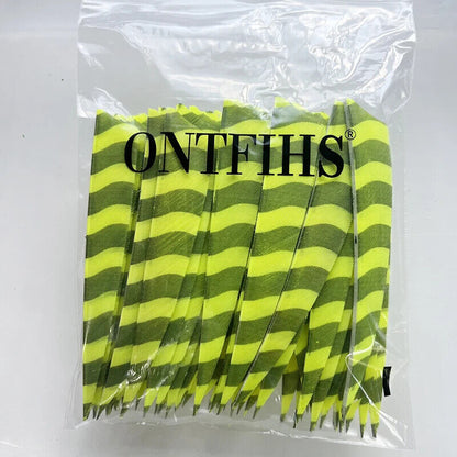 4 inch shield arrow feathers archery