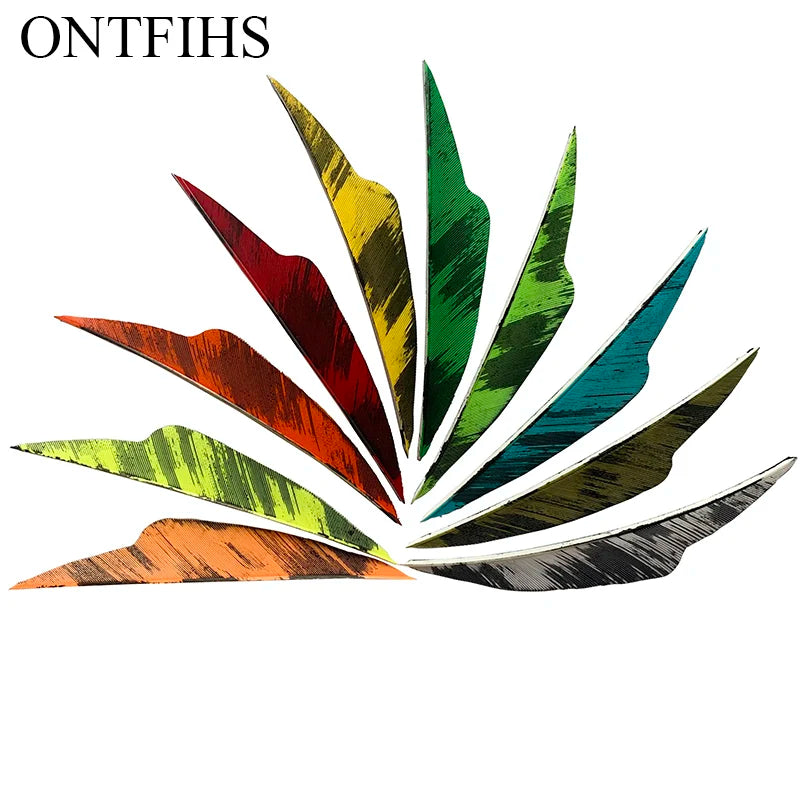 4 inch fangs arrow feathers turkey feather fletching