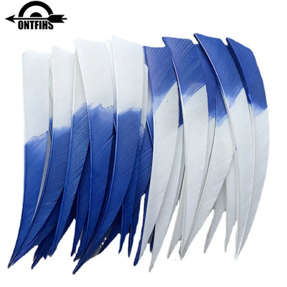 5 inch shield arrow feathers turkey fletching for archery