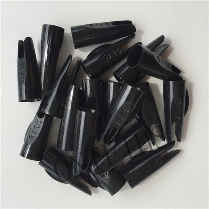 Premium Arrow Nocks 5/16" 11/32" – 100Pcs for Traditional Wood Arrows