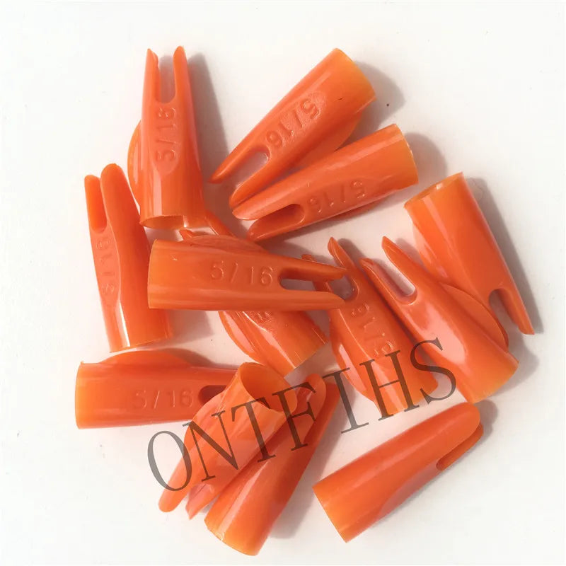 Premium Arrow Nocks 5/16" 11/32" – 100Pcs for Traditional Wood Arrows