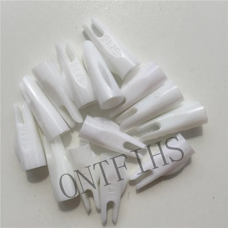 Premium Arrow Nocks 5/16" 11/32" – 100Pcs for Traditional Wood Arrows