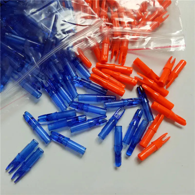 ONTFIHS 100 PCS Push-In Nocks For ID 6.2mm Arrow Shaft