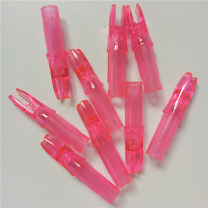100Pcs Plastic Archery Arrow Push-In Nocks for Arrows 6.2mm Diameter