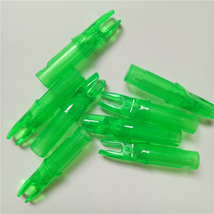 100Pcs Plastic Archery Arrow Push-In Nocks for Arrows 6.2mm Diameter