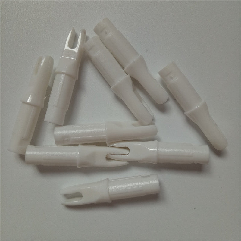100Pcs Plastic Archery Arrow Push-In Nocks for Arrows 6.2mm Diameter