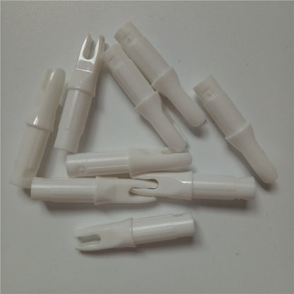 100Pcs Plastic Archery Arrow Push-In Nocks for Arrows 6.2mm Diameter