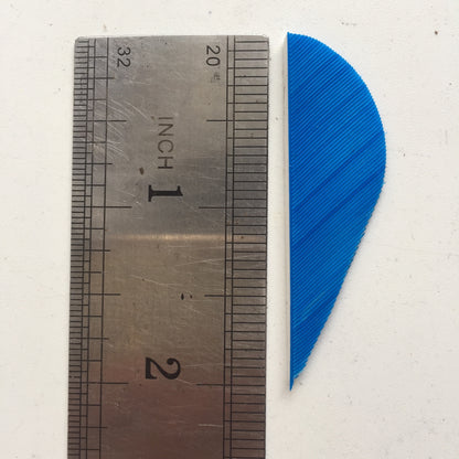 2 Inch Parabolic Turkey Feather Arrow Fletching – Solid Color Archery Feathers 50 Pack