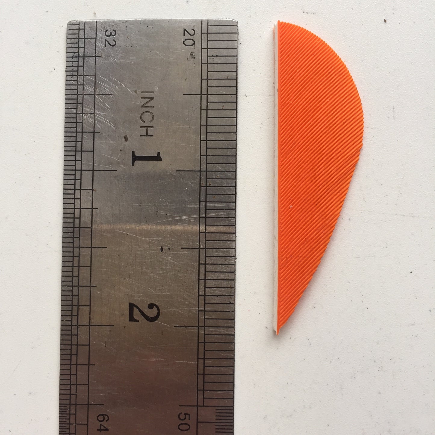 2 Inch Parabolic Turkey Feather Arrow Fletching – Solid Color Archery Feathers 50 Pack