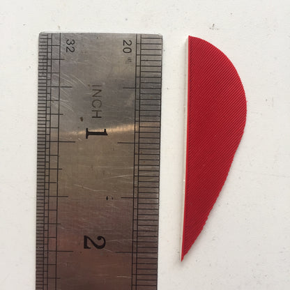 2 Inch Parabolic Turkey Feather Arrow Fletching – Solid Color Archery Feathers 50 Pack