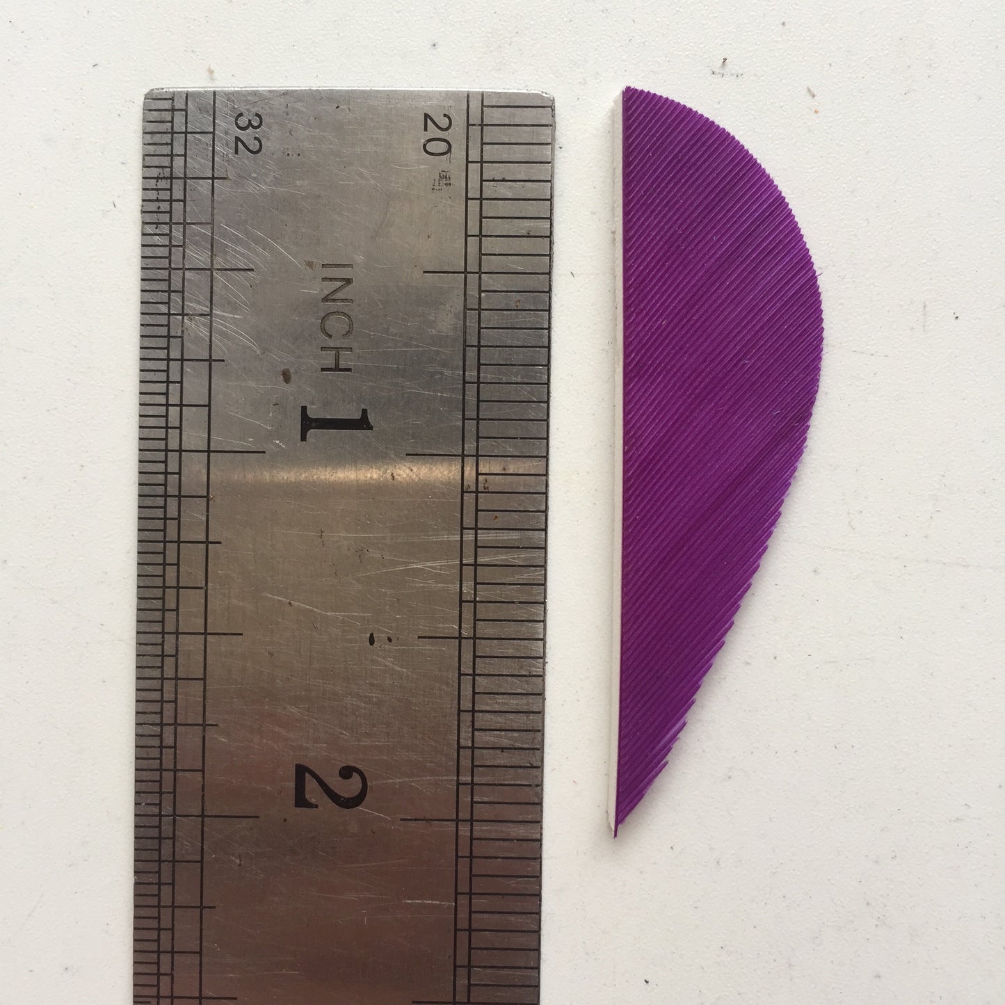 2 Inch Parabolic Turkey Feather Arrow Fletching – Solid Color Archery Feathers 50 Pack