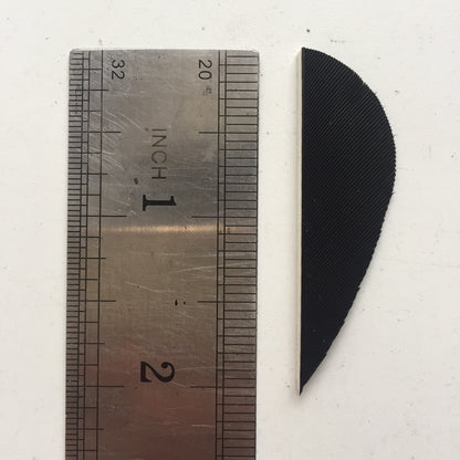 2 Inch Parabolic Turkey Feather Arrow Fletching – Solid Color Archery Feathers 50 Pack