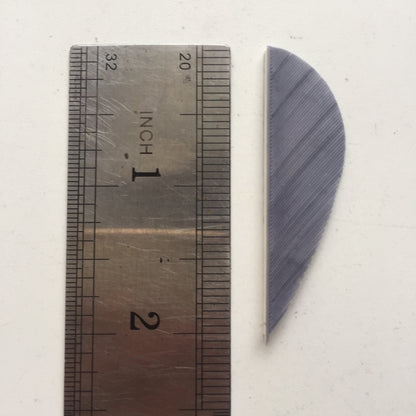 2 Inch Parabolic Turkey Feather Arrow Fletching – Solid Color Archery Feathers 50 Pack