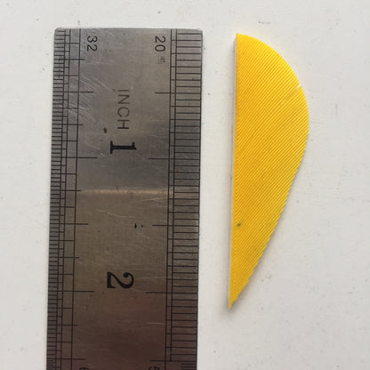 2 Inch Parabolic Turkey Feather Arrow Fletching – Solid Color Archery Feathers 50 Pack